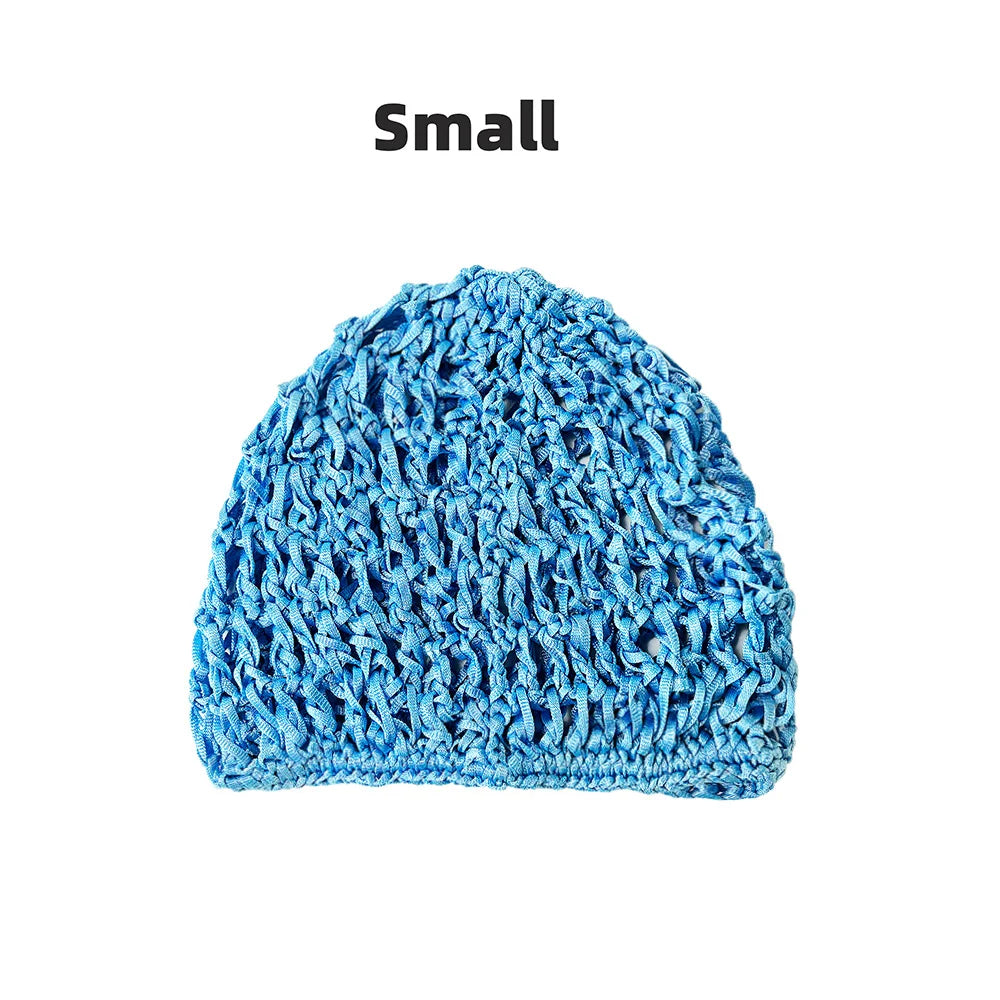 Hand-Crocheted Mesh Hair Net Cap for Women