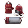 3-in-1 Diaper Bag Backpack with Foldable Changing Mat