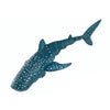 A blue shark toy with white polka dots, designed for remote control and water spray.