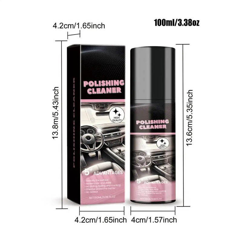 Interior Detailer Spray - Car Polish & Shine Cleaner