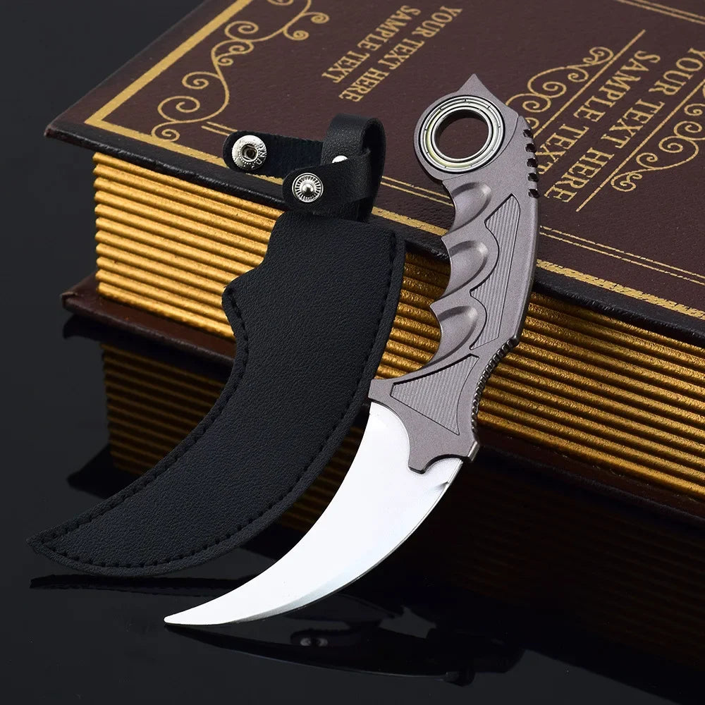Blue Dragon Claw Folding Knife Model - 18cm Collectible Tactical Karambit