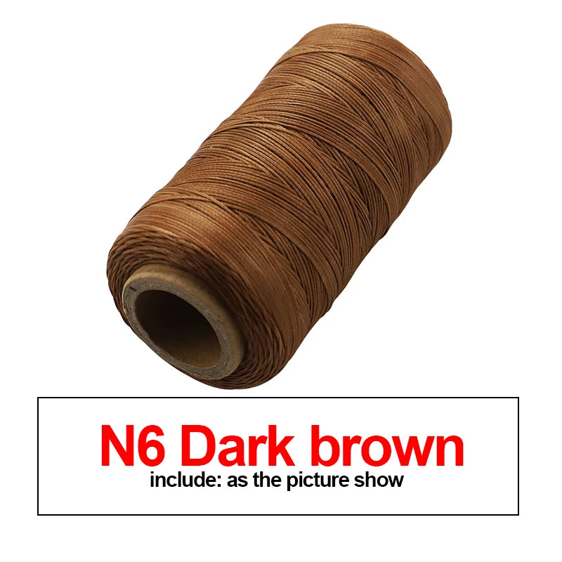 Flat Waxed Thread Spool for Leathercraft and DIY Projects