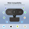 Full HD USB Webcam with Built-in Microphone