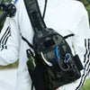 Waterproof Crossbody Fishing Gear Bag with Rod Holder