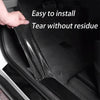 3D Carbon Fiber Car Door Edge & Bumper Protector Film