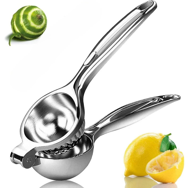 Stainless Steel Manual Citrus Juicer - Lemon & Lime Squeezer