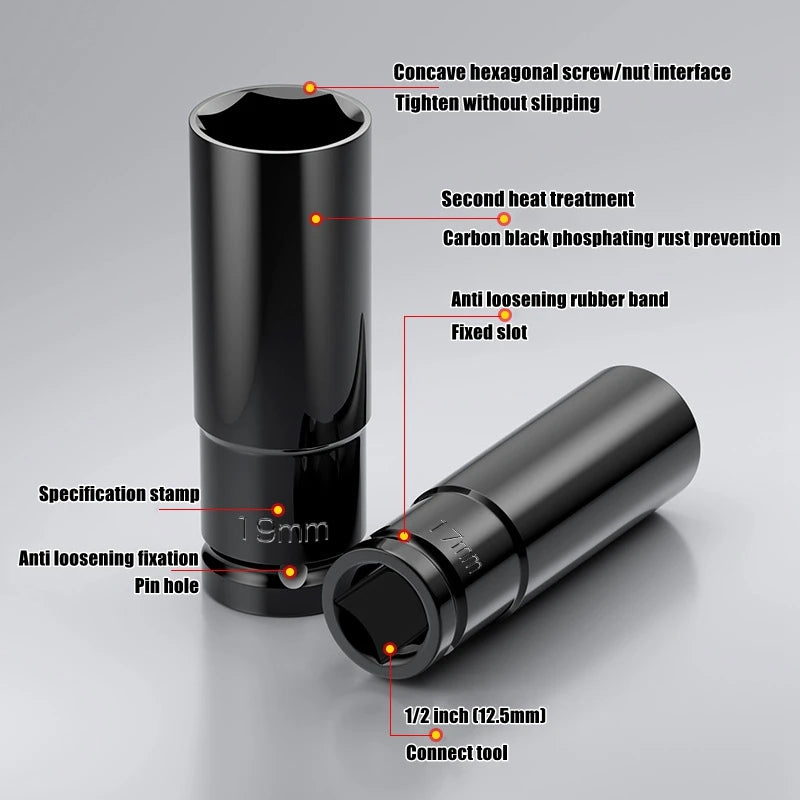 1/2-Inch Drive Impact Socket Set