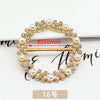 Crystal Rhinestone Scarf Ring Clip for Shirts and Scarves