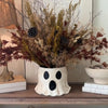 Ghost Halloween Planter Vase – Cute Ceramic Ghost Decor for Home