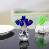 Bouquet de Roses en Cristal - Arrangement Floral Éternel en Verre