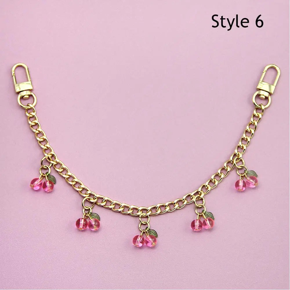 Cherry Charm Bag Chain with Pendant