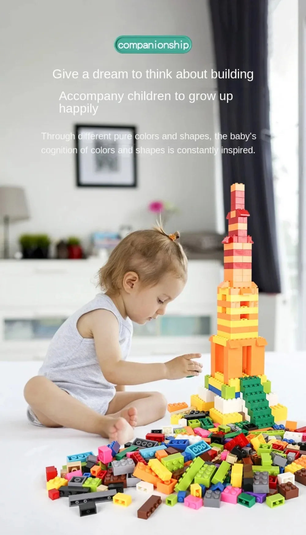 Creative Building Blocks Bulk Set – 120 or 240 Pieces