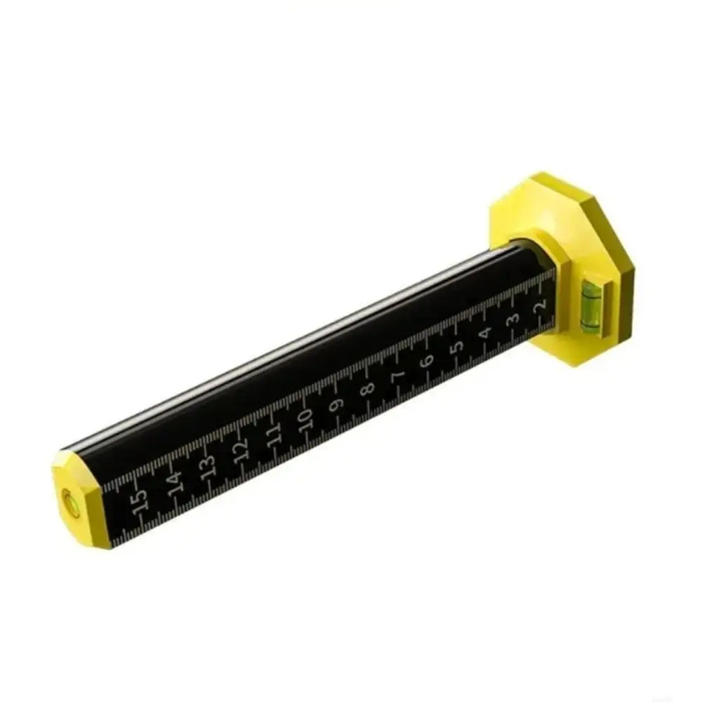 Magnetic Ceiling Leveling Ruler with Dual-Sided Scale