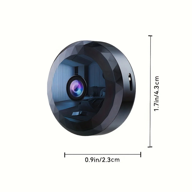 Compact WiFi Security Camera with Night Vision