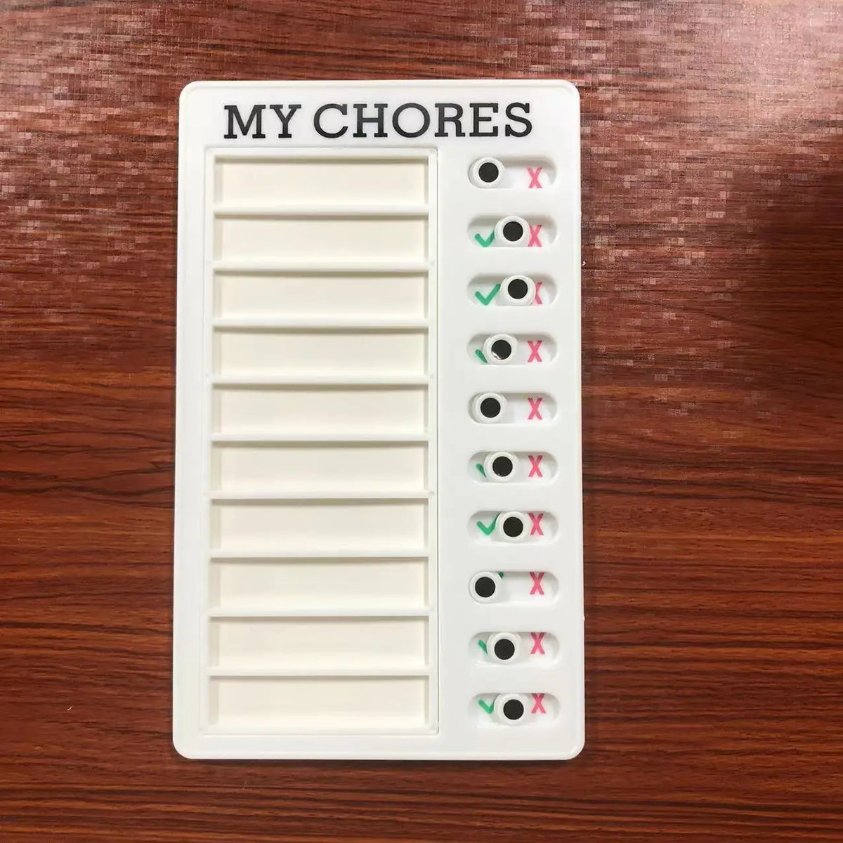 Reusable Kids Chore Chart with Daily Task Checklist