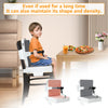 Toddler Booster Seat with Memory Foam Cushion and Safety Belts