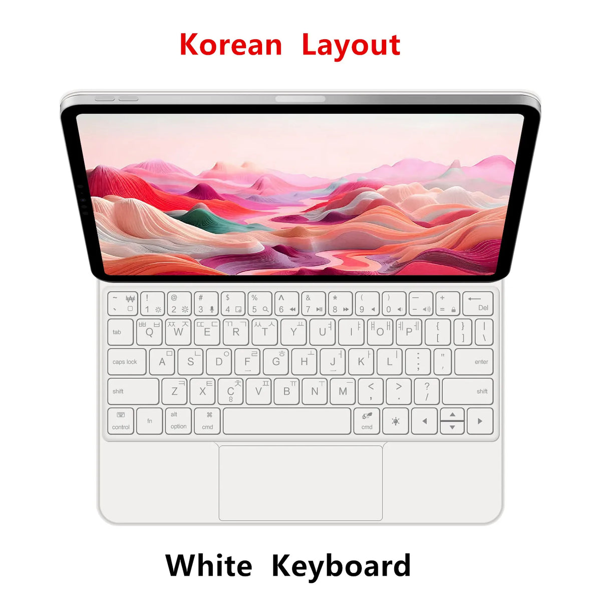 iPad Magic Keyboard Case with Backlit Keys and Touchpad