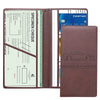 Leather Car Document Organizer with Card Holder
