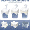 Contoured Knee Pillow for Side Sleepers