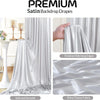 Shimmering Satin Backdrop Curtain Panels
