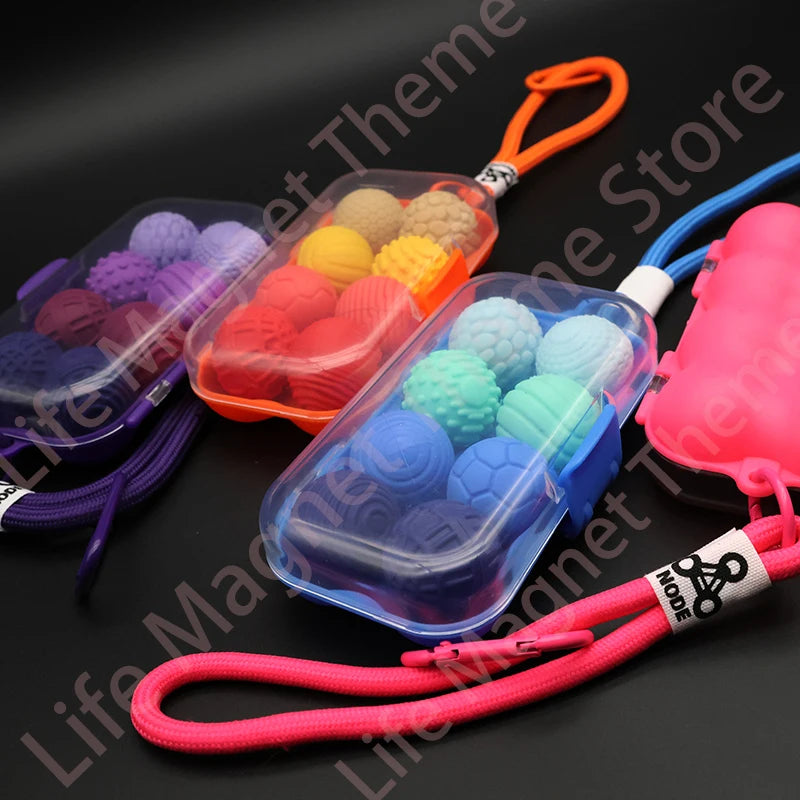 Silicone-Coated Magnetic Fidget Balls