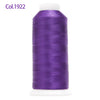 80-Color Polyester Embroidery Thread Set with Large 4000m Spools