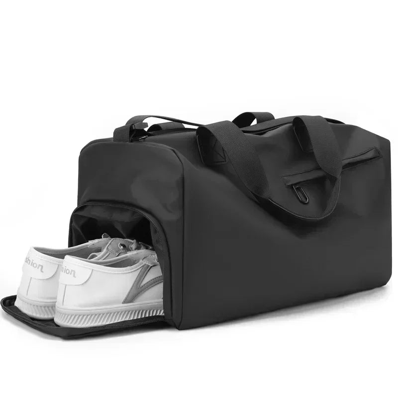 Versatile Travel Gym Bag with Wet/Dry Separation