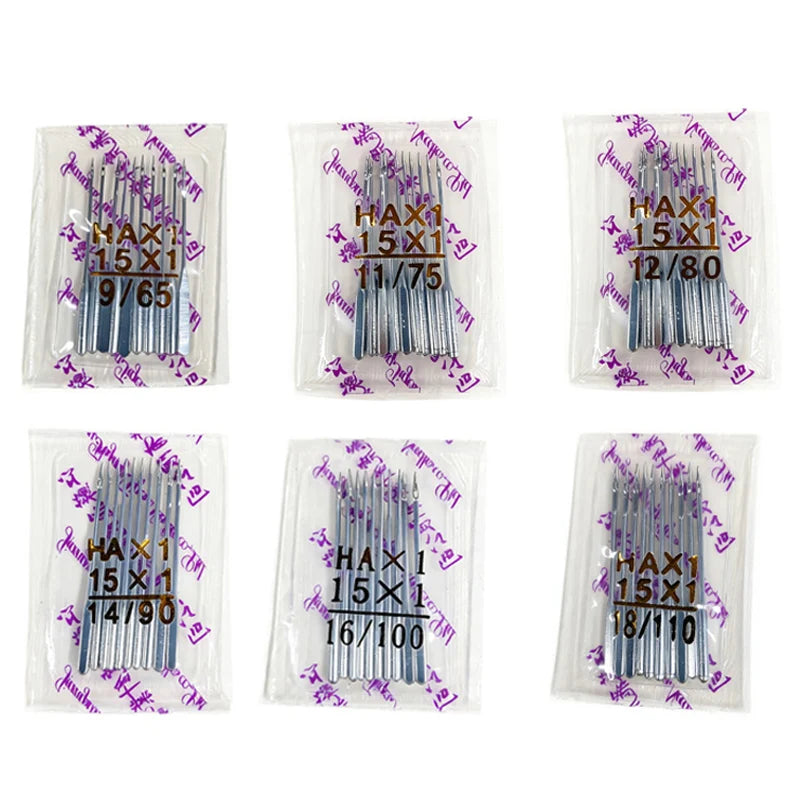 Universal Sewing Machine Needles - Multi-Pack Assorted Sizes for Home Machines