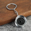 Gearbox Keychain with Turbo Hub and Brake Disc Pendant