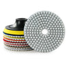 4-Inch Diamond Polishing Pads with Backer Pad (50-3000 Grit)