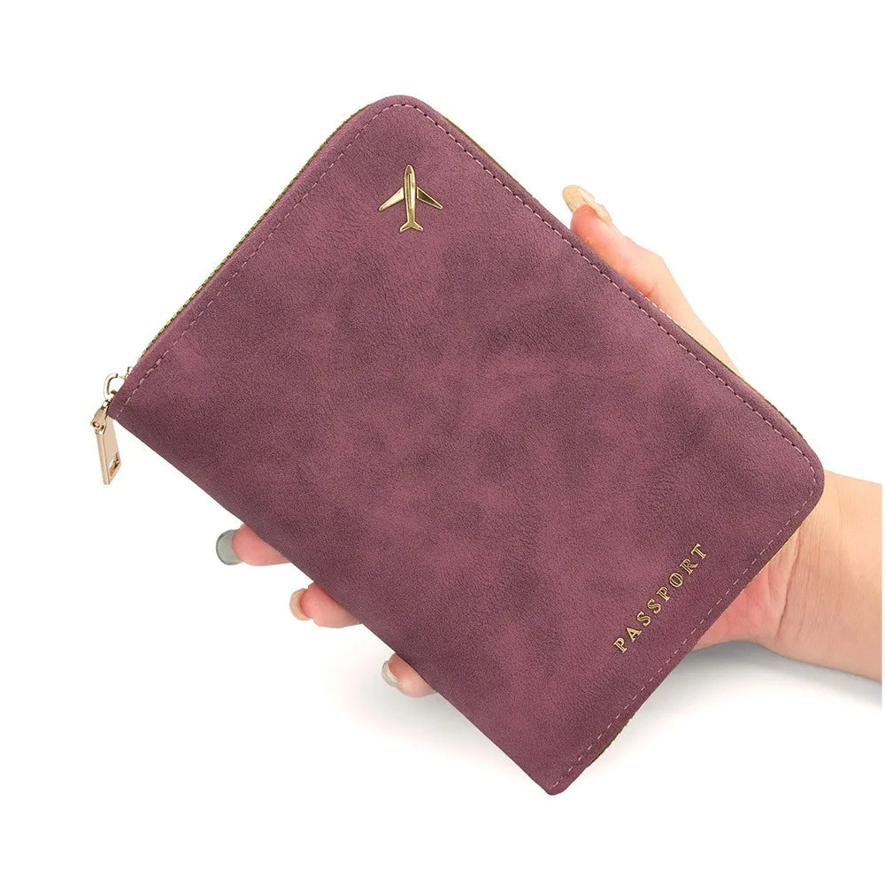 Travel Passport and Wallet Organizer with RFID Protection