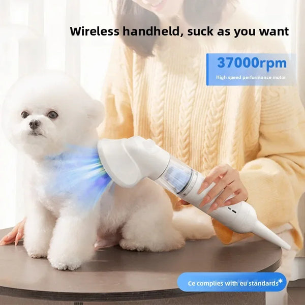 2-in-1 Pet Grooming Vacuum with Suction