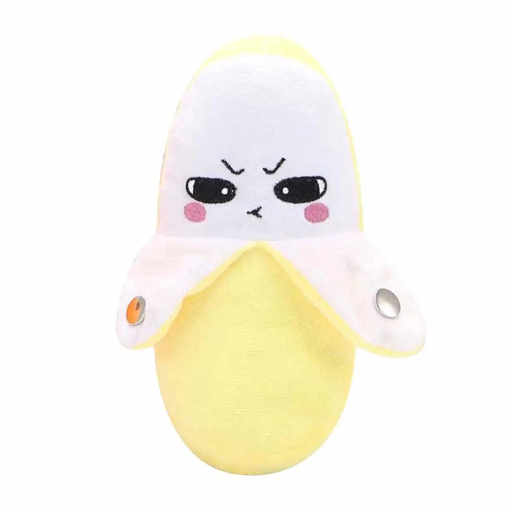 Banana Rhythm Sensing Plush Toy for Kids