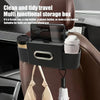 Multifunctional Car Seat Back Organizer with Phone and Cup Holders