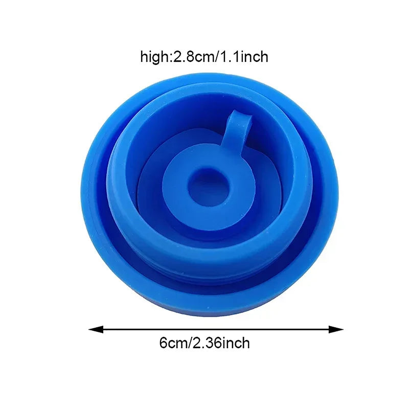 Spill-Resistant Silicone Water Jug Cap for 3 & 5 Gallon Bottles
