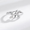 925 Sterlingsilber Zirkon Umarmungsring