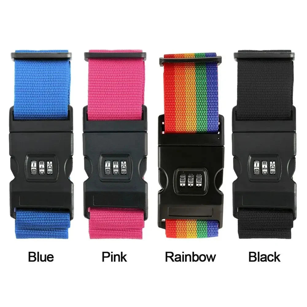 Heavy-Duty Adjustable Luggage Straps for Secure Travel