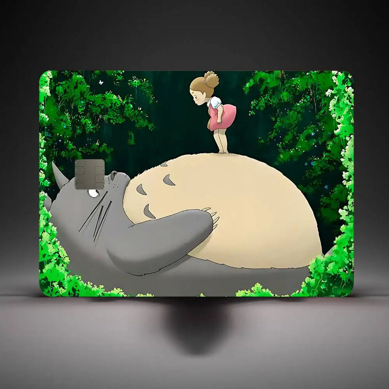 Pegatina para Tarjeta de Crédito Inspirada en Hayao Miyazaki