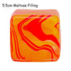 Squishy Stress Relief Cube with Soothing Swirl Design
