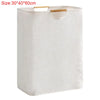Foldable Cotton Laundry Basket with Handles