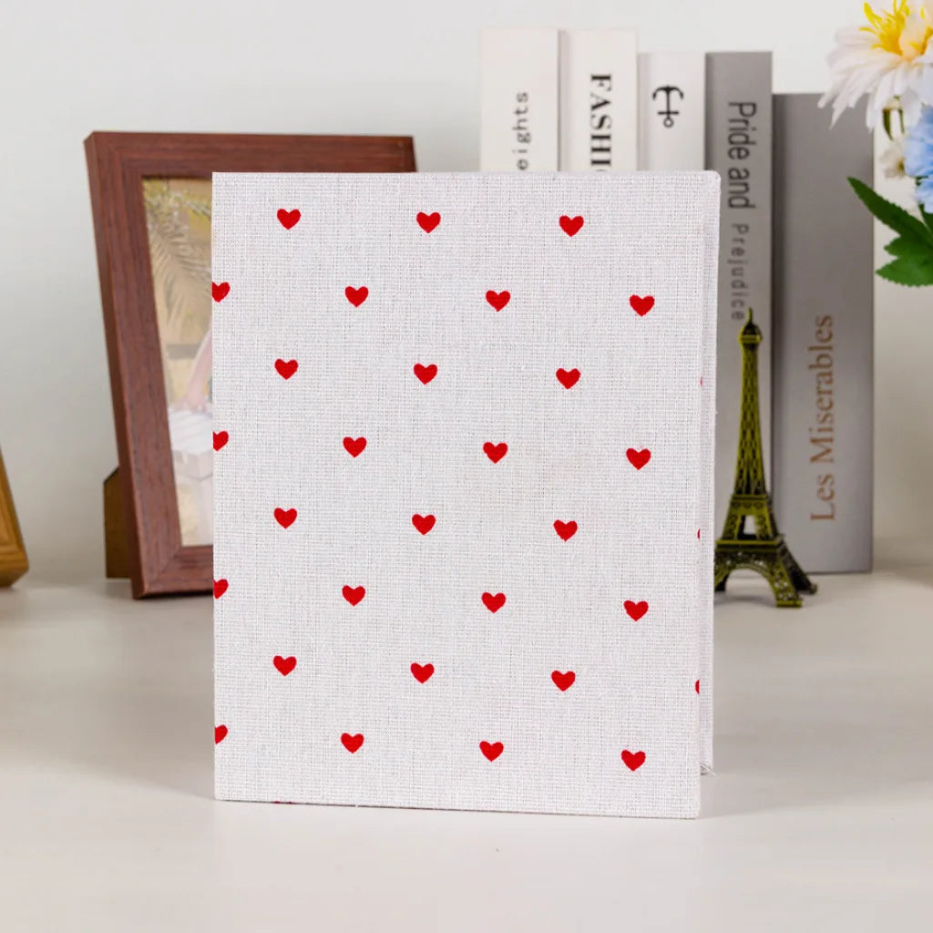 Fabric-Covered Photo Album with 100 Slots for Cherished Memories