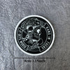 Skull Tactical Patch with Hook-and-Loop Backing