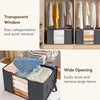 Foldable Storage Bags with Clear Window