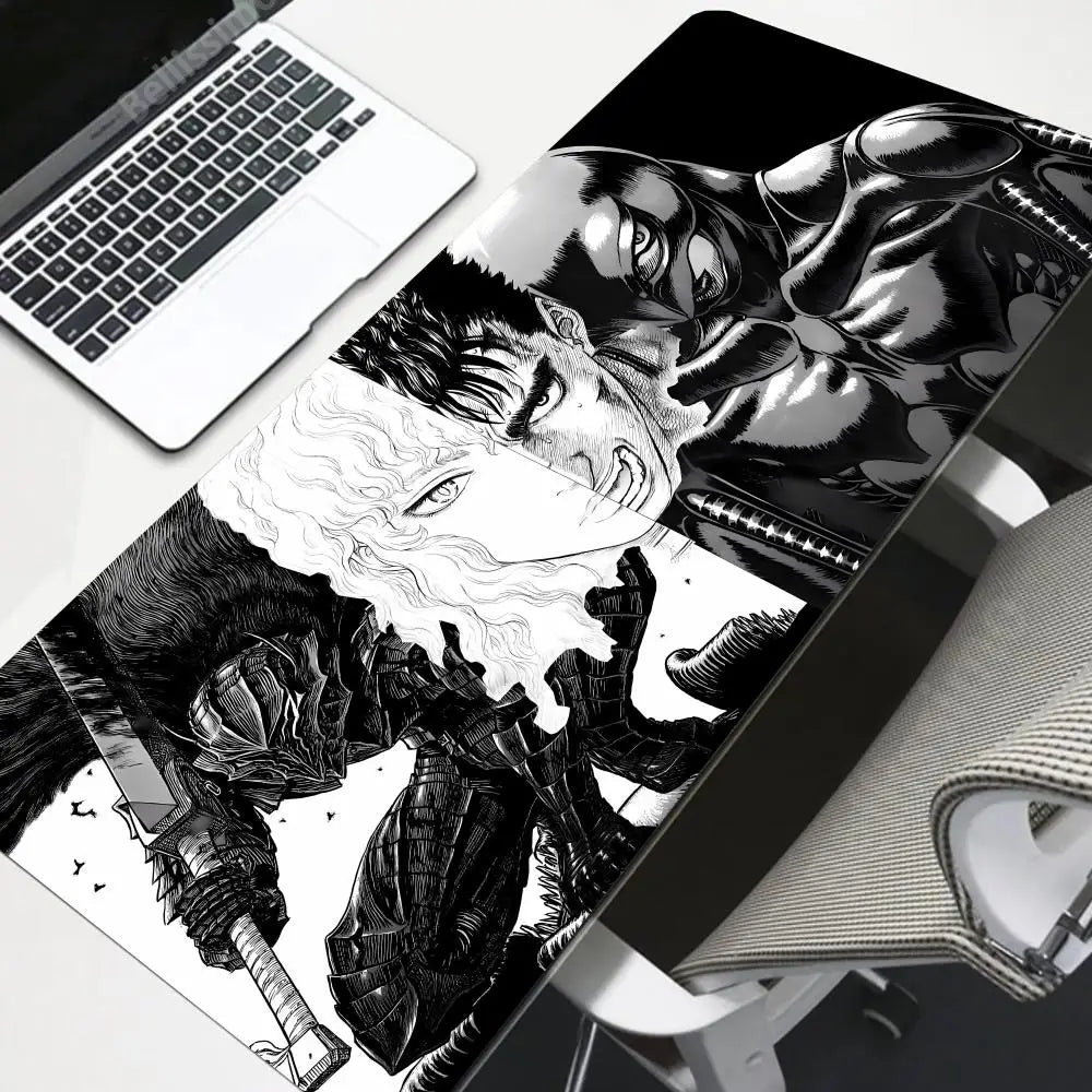 Berserk Anime XXL Gaming Mouse Pad with Non-Slip Rubber Base