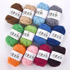 12-Color Soft Acrylic Yarn Set for Knitting & Crochet