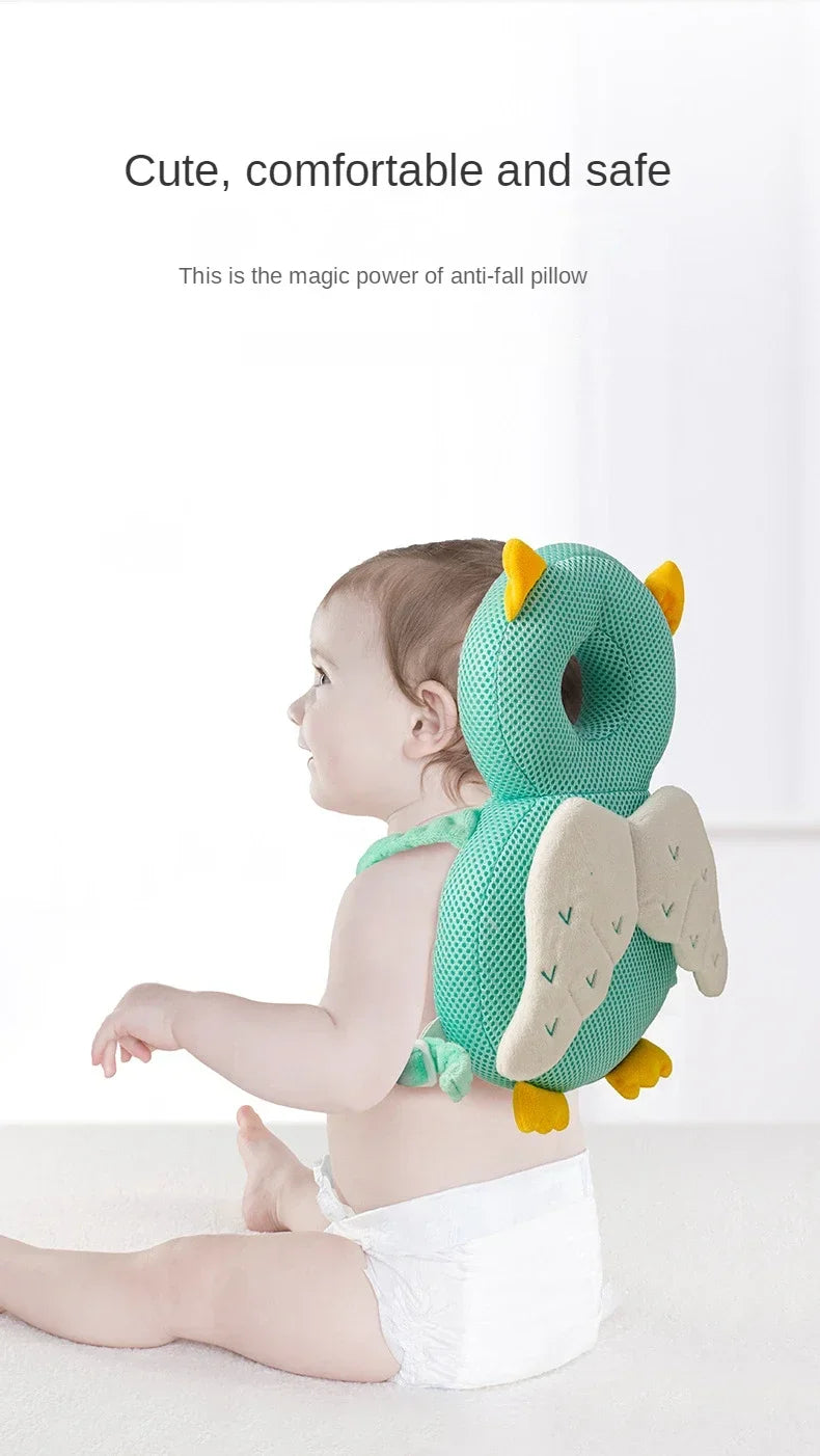Baby Head Protector Cushion Backpack – Anti-Fall Safety Pillow for Toddlers