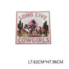 Embroidered Iron-On Patch with Cute Emblem Design