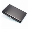 Skull Print Stainless Steel Credit Card Holder Wallet