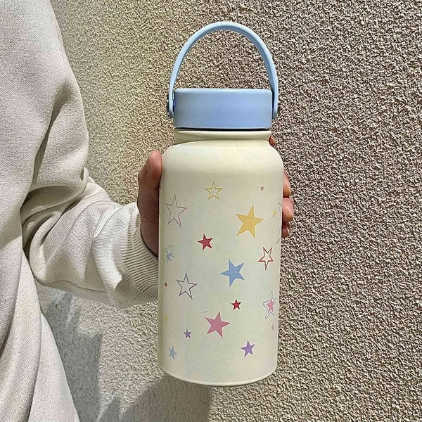 900ml Stainless Steel Insulated Travel Tumbler with Leak-Proof Lid and Straw