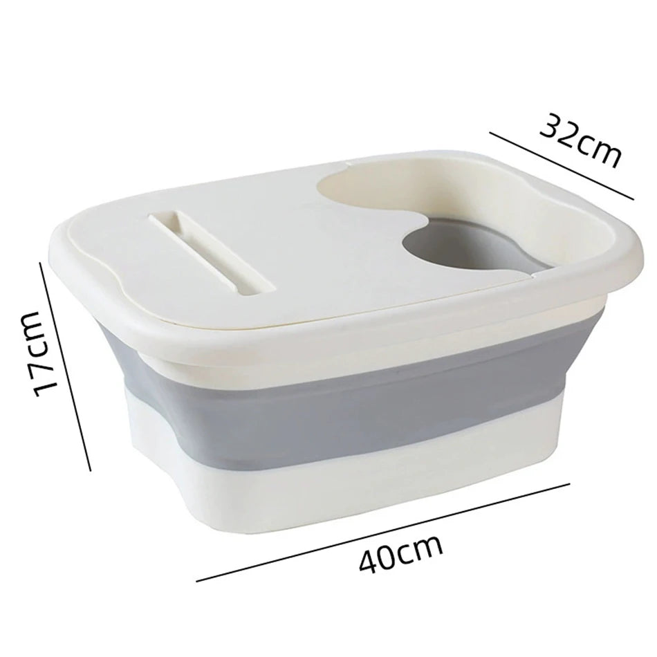Foldable Foot Bath Tub – Portable Ergonomic Basin for Home & Travel